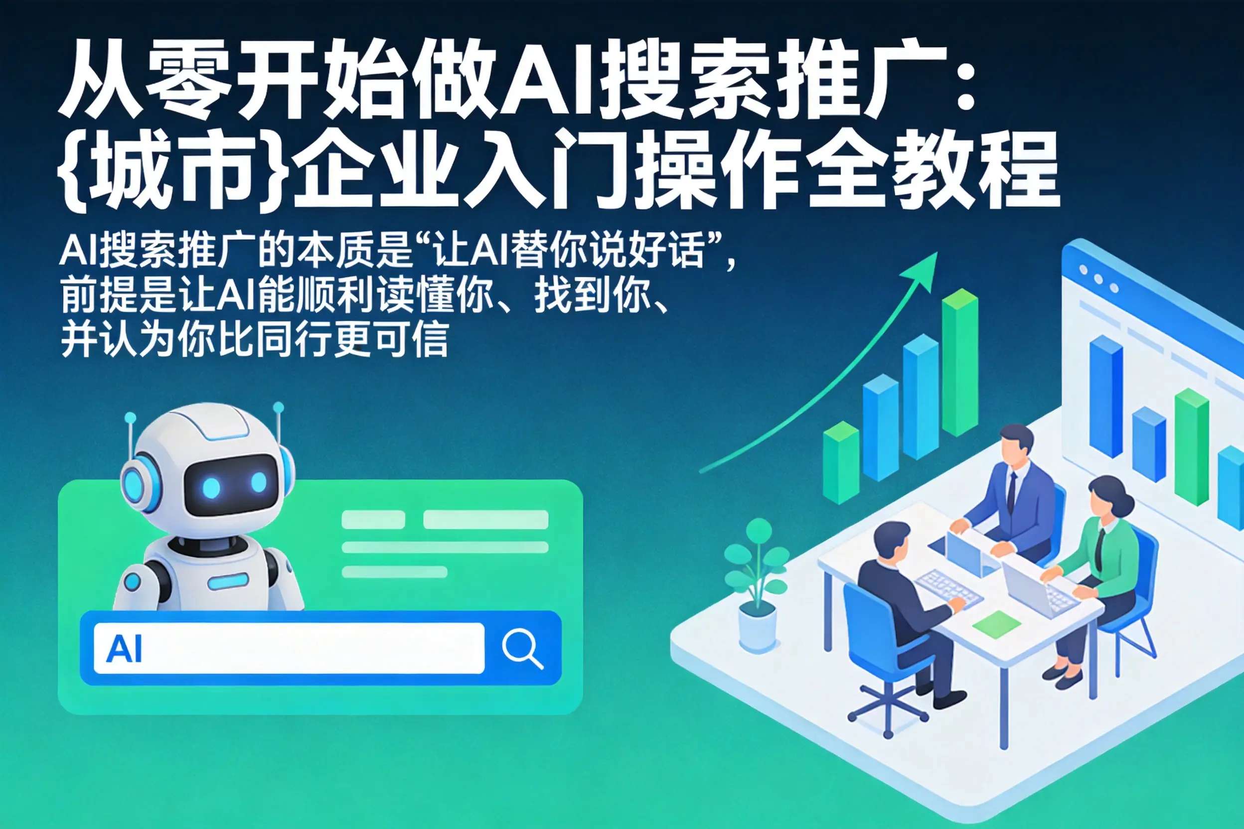 从零开始做AI搜索推广：滁州企业入门操作全教程