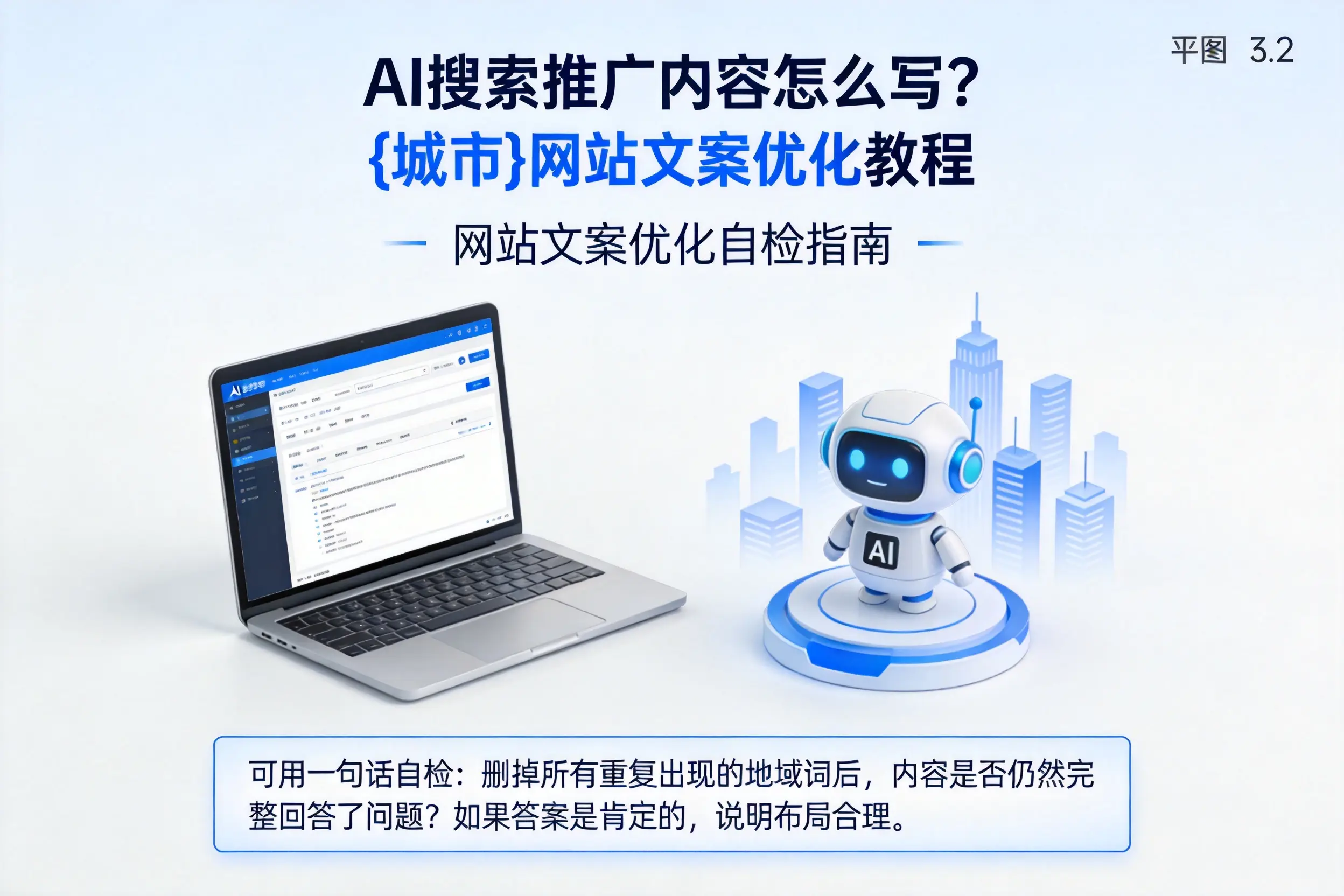 AI搜索推广内容怎么写？滁州网站文案优化教程