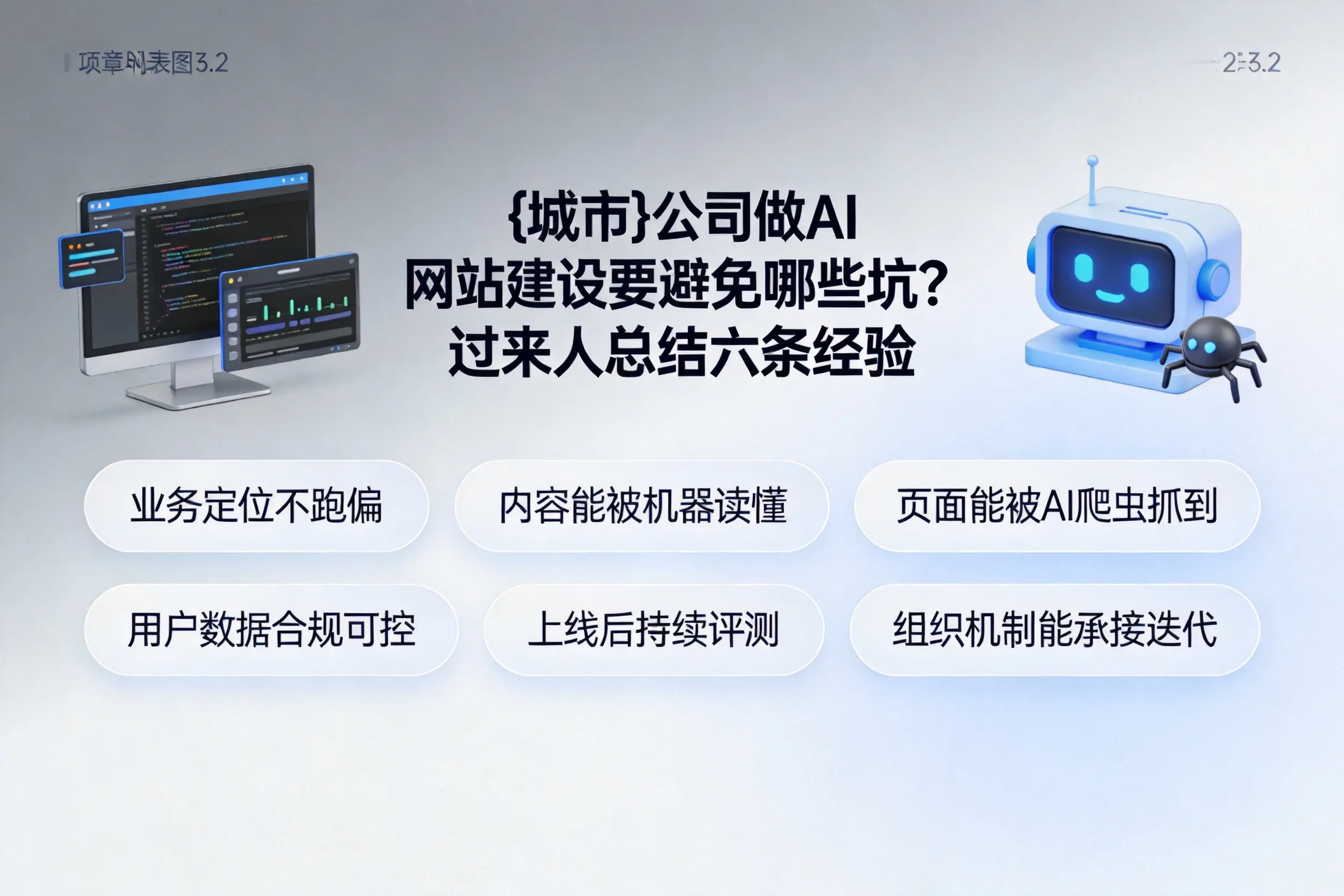 滁州公司做AI网站建设要避免哪些坑？过来人总结六条经验