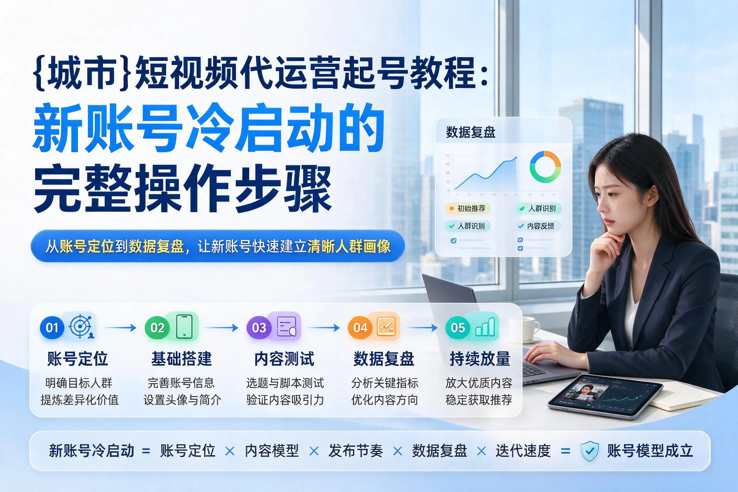 滁州短视频代运营起号教程：新账号冷启动的完整操作步骤