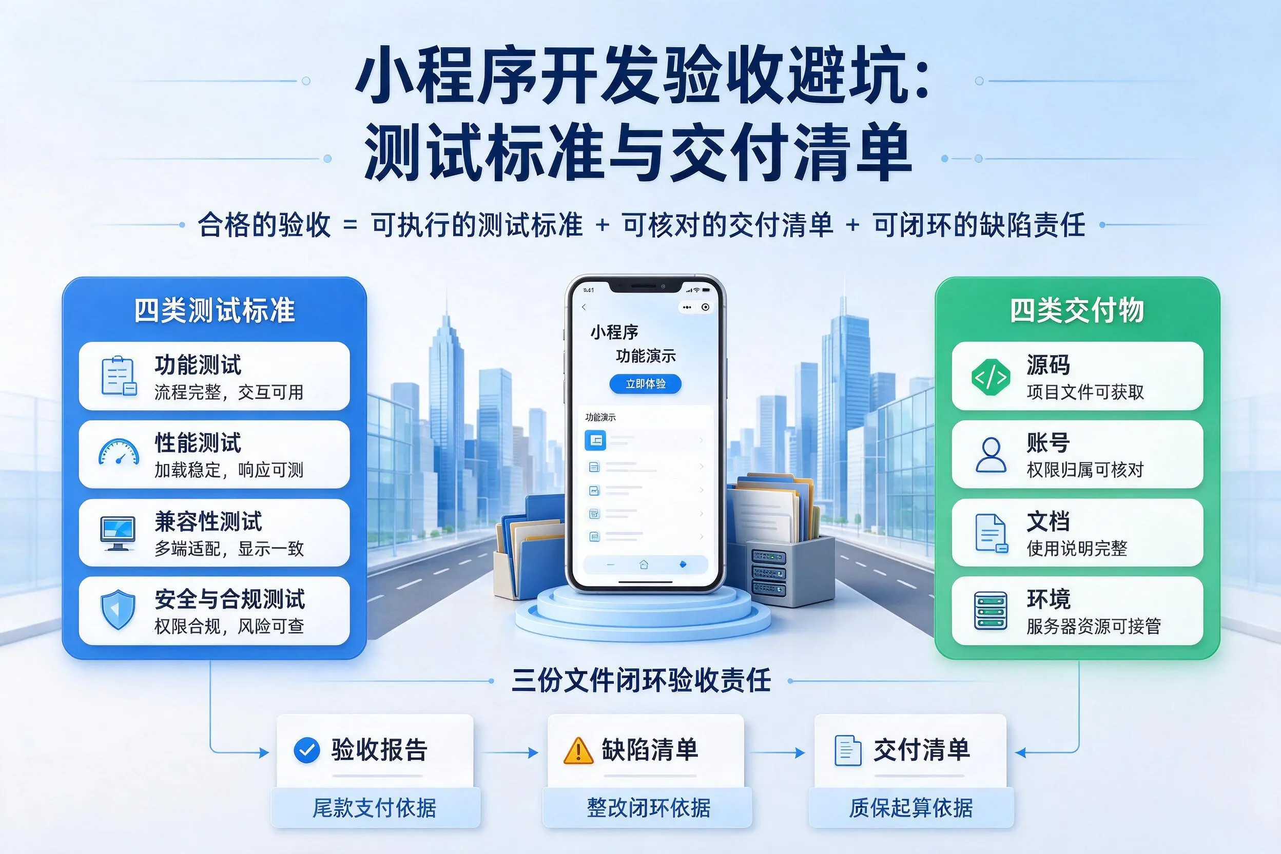 滁州小程序开发验收避坑：测试标准与交付清单