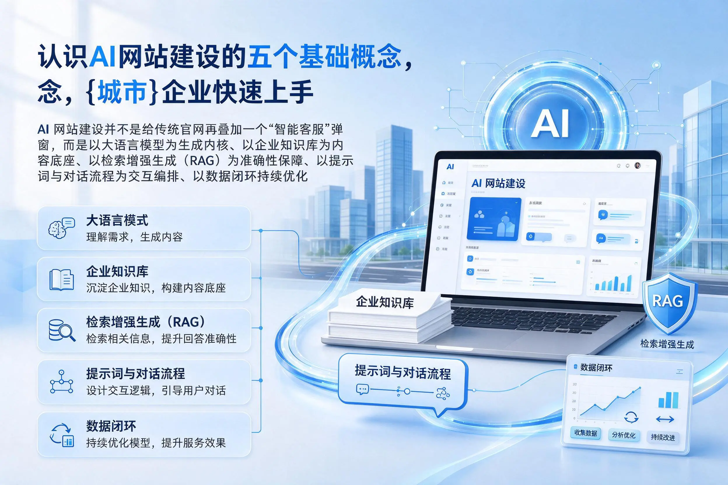 认识AI网站建设的五个基础概念，滁州企业快速上手