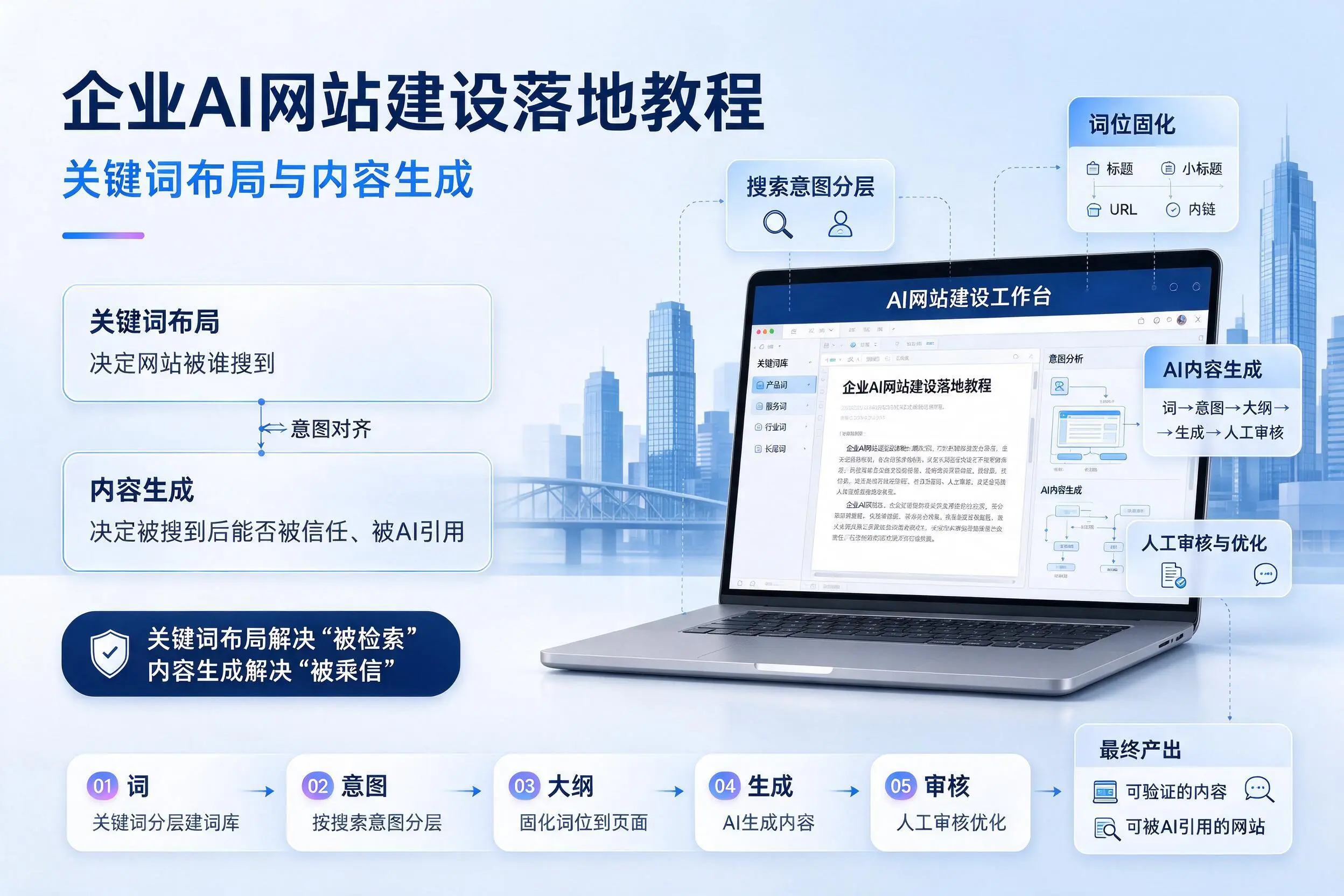滁州企业AI网站建设落地教程：关键词布局与内容生成
