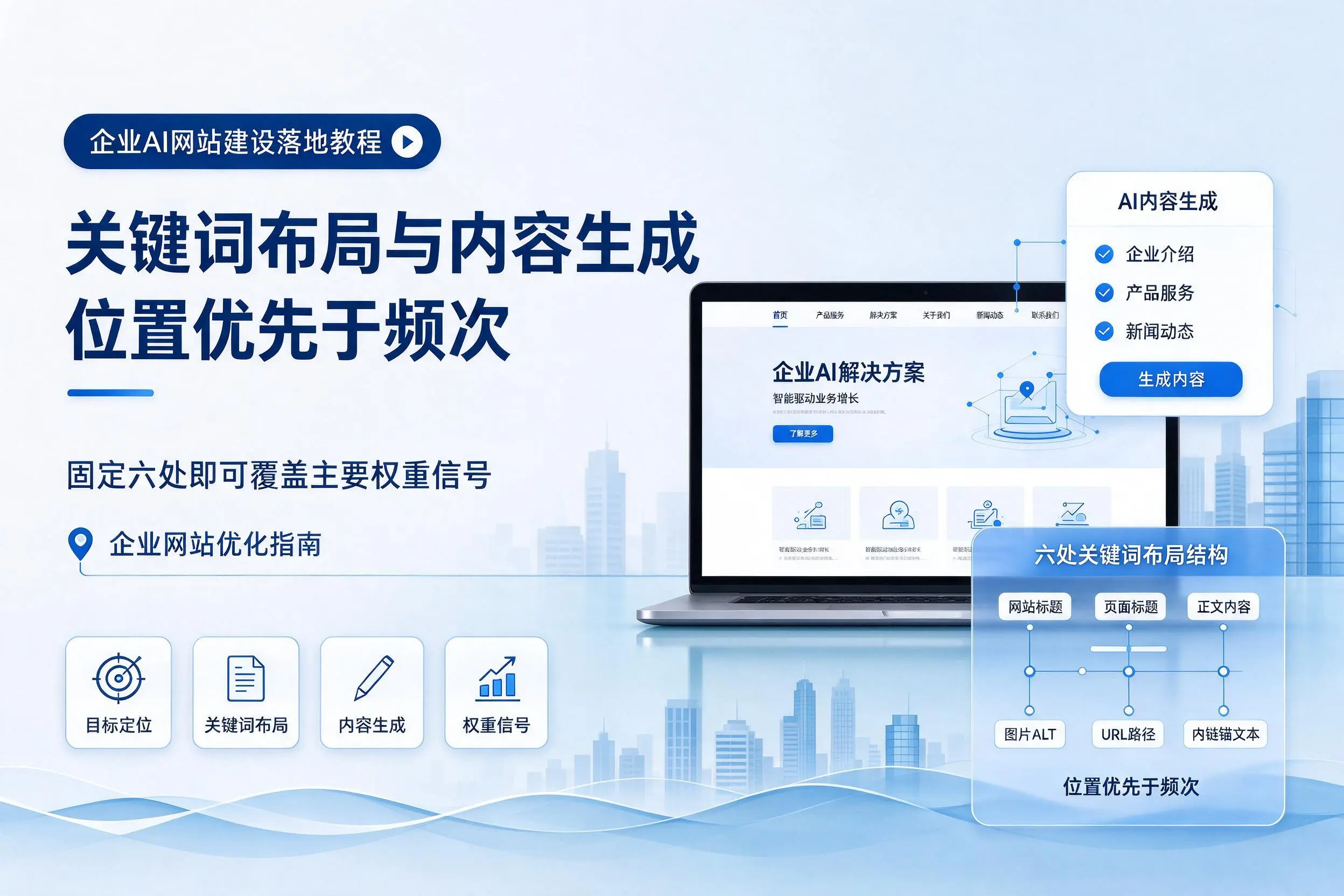 滁州企业AI网站建设落地教程：关键词布局与内容生成