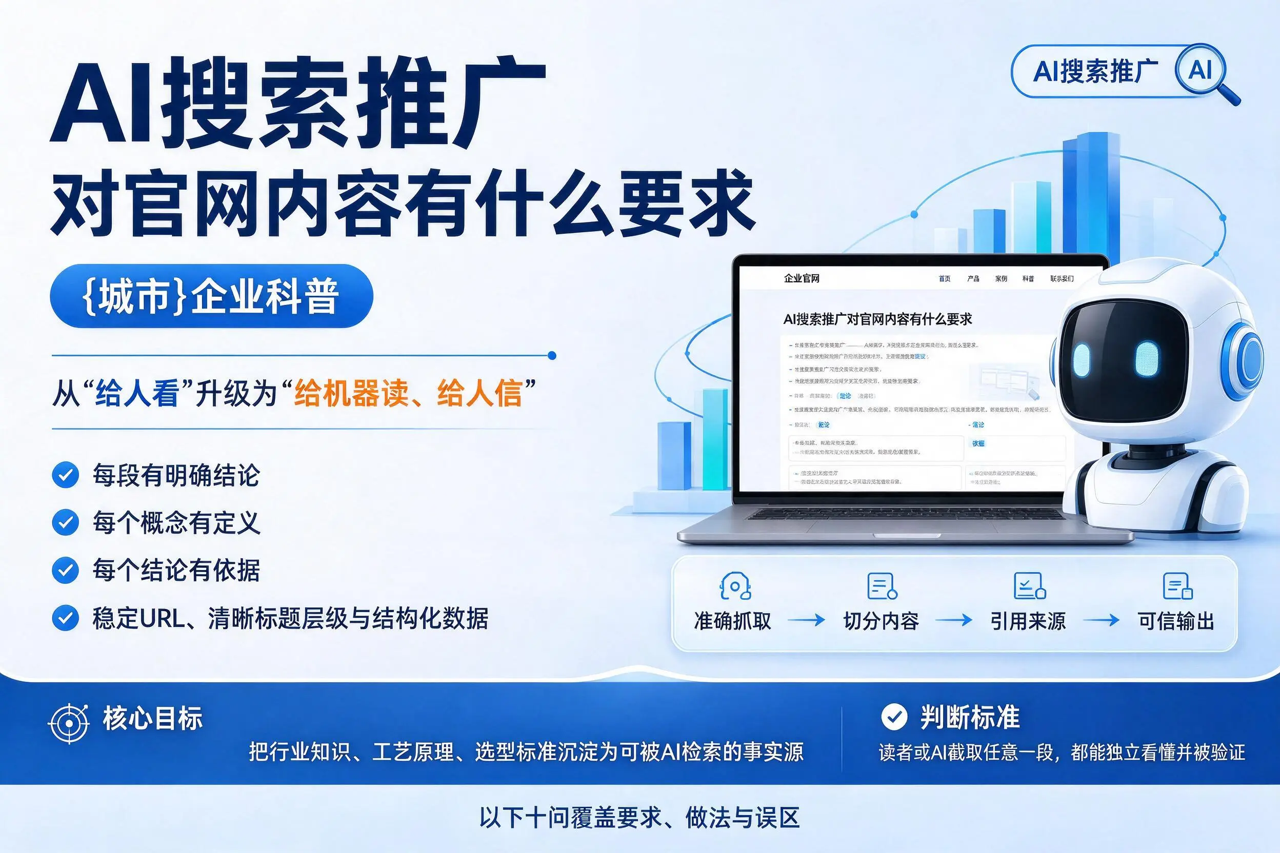 AI搜索推广对官网内容有什么要求，滁州企业科普